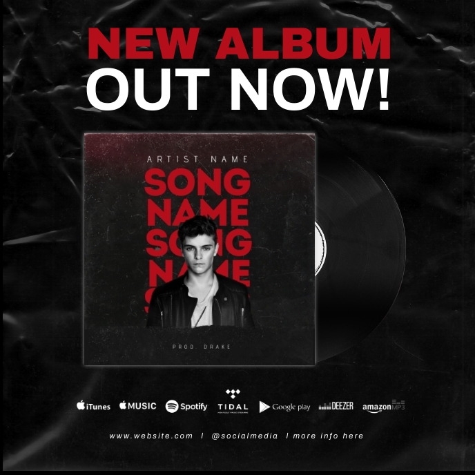 Song Release Poster